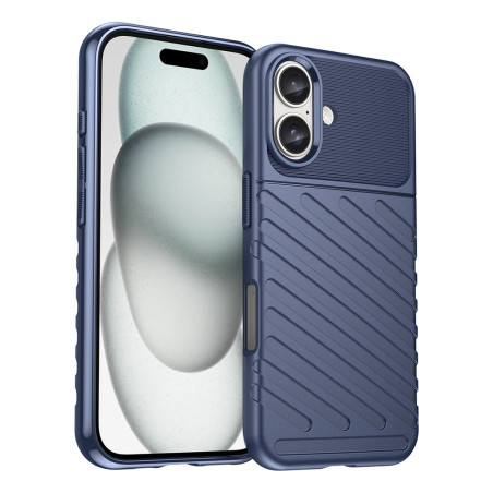 Silikonové pouzdro AG PREMIUM Thunder Case pro iPhone 16 Plus - modré