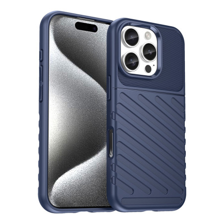 Silikonové pouzdro AG PREMIUM Thunder Case pro iPhone 16 Pro - modré