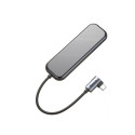 BASEUS CAHUB-BZ0G USB-C Hub 5v1 (HDMI, USB-C, 3xUSB3.0), PD až 60W, vesmírně šedá
