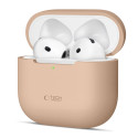 Silikonové pouzdro Tech-Protect pro Apple AirPods 4 – Caffe Latte