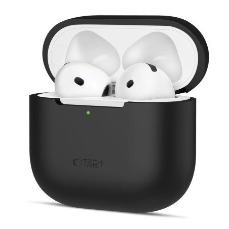 Silikonové pouzdro Tech-Protect pro Apple AirPods 4 – černé