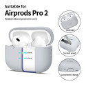 Silikonové pouzdro Tech-Protect pro Apple AirPods Pro 1 / 2 – Crayon Grey