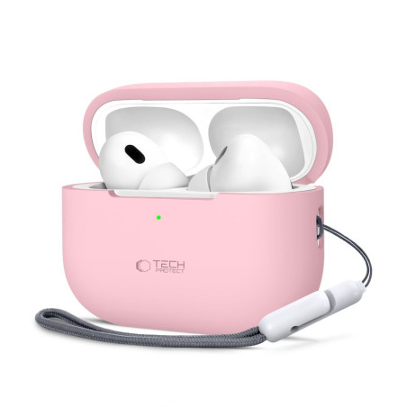 Silikonové pouzdro Tech-Protect pro Apple AirPods Pro 1 / 2 – Dusty Pink