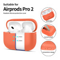 Silikonové pouzdro Tech-Protect pro Apple AirPods Pro 1 / 2 – Neon Orange
