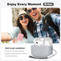 Silikonové pouzdro Tech-Protect pro Apple AirPods Pro 3 – Crayon Grey