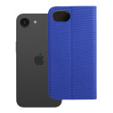 SENSITIVE Book flip case pro iPhone 16e - blue