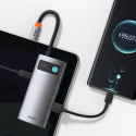 BASEUS CAHUB-CY0G USB-C Hub 4v1 (HDMI, USB-C, 2xUSB), PD až 100W, Space Grey