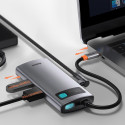 BASEUS CAHUB-CY0G USB-C Hub 4v1 (HDMI, USB-C, 2xUSB), PD až 100W, Space Grey