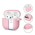 Silikonové pouzdro Tech-Protect Silicone Hook pro Apple AirPods 4 – Dusty Pink