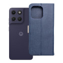 Flip pouzdro Motorola SPLIT BOOK pro Motorola G17 – navy/krém