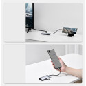 BASEUS CAHUB-CY0G USB-C Hub 4v1 (HDMI, USB-C, 2xUSB), PD až 100W, Space Grey