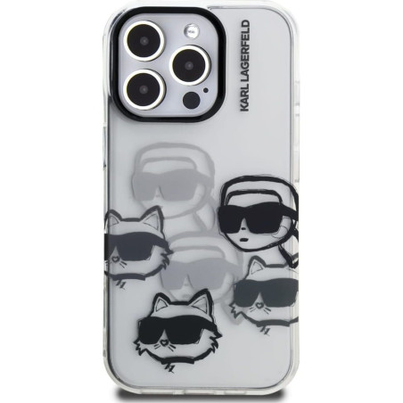 Kryt Karl Lagerfeld IML Multi K&C Head Pattern iPhone 16 Pro Max