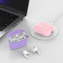 Silikonové pouzdro Tech-Protect Silicone Hook pro Apple AirPods Pro 1 / 2 – Navy Blue