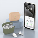 Silikonové pouzdro Tech-Protect Silicone Hook pro Apple AirPods Pro 1 / 2 – Navy Blue