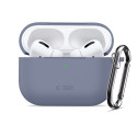 Silikonové pouzdro Tech-Protect Silicone Hook pro Apple AirPods Pro 3 – Baby Blue