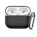 Silikonové pouzdro Tech-Protect Silicone Hook pro Apple AirPods Pro 3 – Black