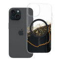 Kryt GOLDEN MAG COVER iPhone 15 – zlatá/černá