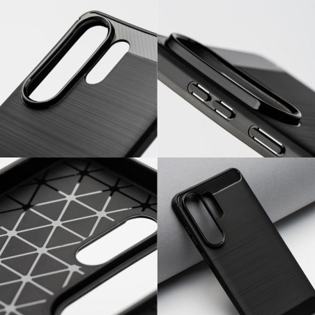 Kryt CARBON 2.0 pro Motorola EDGE 50 FUSION - černý