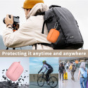 Silikonové pouzdro Tech-Protect Silicone Hook pro Apple AirPods Pro 3 – Cosmic Orange
