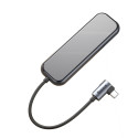 BASEUS CAHUB-EZ0G USB-C Hub 5v1 (4x USB3.0, USB-C), PD až 60W, černý