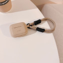 Silikonové pouzdro Tech-Protect Silicone Rope pro Apple AirPods Pro 1 / 2 – Caffe Latte