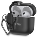 Silikonové pouzdro Tech-Protect Slim Hook pro Apple AirPods 4 – Black