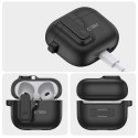 Silikonové pouzdro Tech-Protect Slim Hook pro Apple AirPods 4 – Black