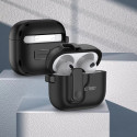 Silikonové pouzdro Tech-Protect Slim Hook pro Apple AirPods 4 – Black