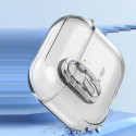 Silikonové pouzdro Tech-Protect Slim Hook pro Apple AirPods 4 – Clear