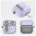 Silikonové pouzdro Tech-Protect Slim Hook pro Apple AirPods 4 – Lavender