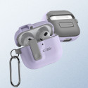 Silikonové pouzdro Tech-Protect Slim Hook pro Apple AirPods 4 – Lavender