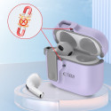 Silikonové pouzdro Tech-Protect Slim Hook pro Apple AirPods 4 – Lavender