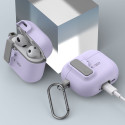 Silikonové pouzdro Tech-Protect Slim Hook pro Apple AirPods 4 – Lavender