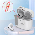 Silikonové pouzdro Tech-Protect Slim Hook pro Apple AirPods 4 – White