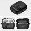 Silikonové pouzdro Tech-Protect Slim Hook pro Apple AirPods Pro 1 / 2 – Black