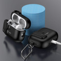 Silikonové pouzdro Tech-Protect Slim Hook pro Apple AirPods Pro 1 / 2 – Black