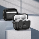 Silikonové pouzdro Tech-Protect Slim Hook pro Apple AirPods Pro 1 / 2 – Black