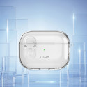 Silikonové pouzdro Tech-Protect Slim Hook pro Apple AirPods Pro 1 / 2 – Clear