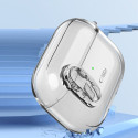 Silikonové pouzdro Tech-Protect Slim Hook pro Apple AirPods Pro 1 / 2 – Clear
