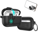 Silikonové pouzdro Tech-Protect Slim Hook pro Apple AirPods Pro 3 – Black