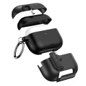 Silikonové pouzdro Tech-Protect Slim Hook pro Apple AirPods Pro 3 – Black