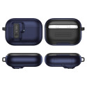 Silikonové pouzdro Tech-Protect Slim Hook pro Apple AirPods Pro 3 – Navy Blue