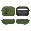 Silikonové pouzdro Tech-Protect Slim Hook pro Apple AirPods Pro 3 – Olive Green