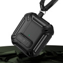 Silikonové pouzdro Tech-Protect X-Carbo pro Apple AirPods Pro 1 / 2 – Black
