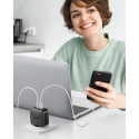 Síťová nabíječka Ugreen 2x USB Type C 66W Power Delivery 3.0 Quick Charge 4.0+ černá (CD216)