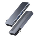 BASEUS CAHUB-K0G USB-C Hub 5v1 (USB-C, 2xUSB3.0, SD, MicroSD), PD až 60W, Space Grey