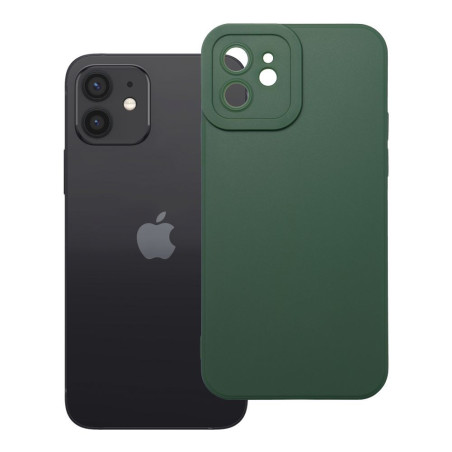 Kryt MATT 2.0 iPhone 12 – tmavě zelený