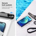 SPIGEN A601 Vodotěsné IPX8 pouzdro pro mobilní telefon až 6,8", 2ks, černé