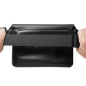 SPIGEN A620 Vodotěsná IPX8 ledvinka 22x15cm pro telefon a další elektroniku, černé