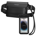 SPIGEN A621 Vodotěsná IPX8 sada - ledvinka + pouzdro na telefon, černá